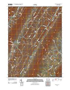 Shade Gap 2010 topographic map thumbnail