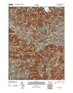 Sinking Spring 2010 topographic map thumbnail