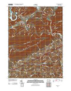 Auburn 2010 topographic map thumbnail