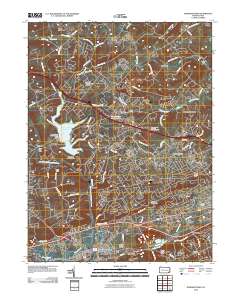 Downingtown 2010 topographic map thumbnail