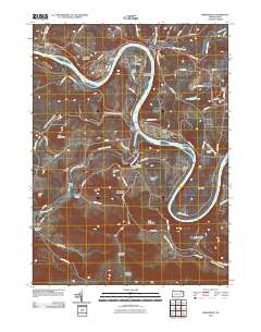 Meshoppen 2010 topographic map thumbnail