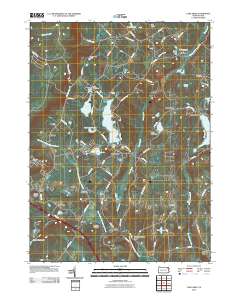 Lake Ariel 2010 topographic map thumbnail