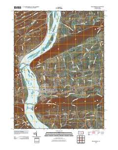 Millersburg 2010 topographic map thumbnail