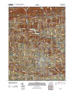 Lititz 2010 topographic map thumbnail