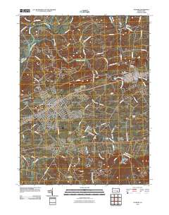 Palmyra 2010 topographic map thumbnail