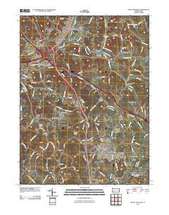 Mount Pleasant 2010 topographic map thumbnail