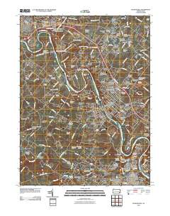 Phoenixville 2010 topographic map thumbnail