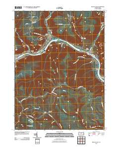 Renovo East 2010 topographic map thumbnail