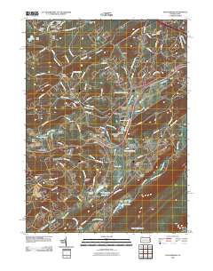 Saylorsburg 2010 topographic map thumbnail