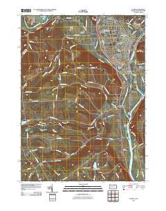 Sayre 2010 topographic map thumbnail