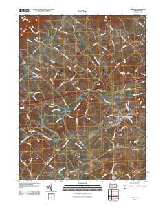 Newville 2010 topographic map thumbnail