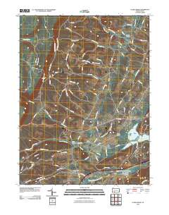 Schellsburg 2010 topographic map thumbnail