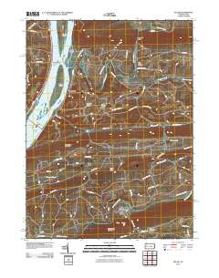 Pillow 2010 topographic map thumbnail