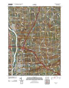 Milton 2010 topographic map thumbnail