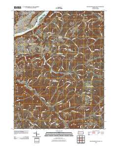 New Kensington East 2010 topographic map thumbnail