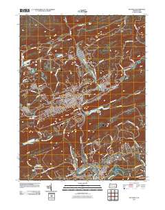 Pottsville 2010 topographic map thumbnail