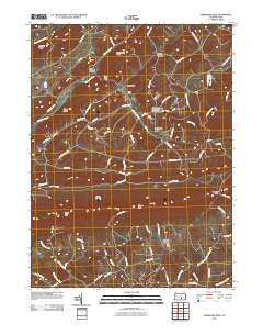 Shermans Dale 2010 topographic map thumbnail