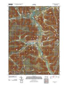 Smethport 2010 topographic map thumbnail