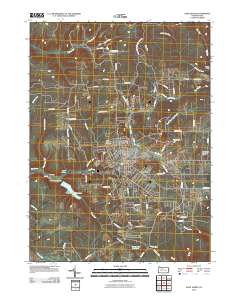 Saint Marys 2010 topographic map thumbnail