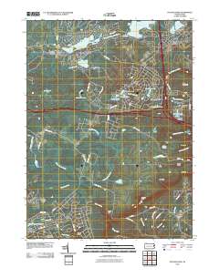 Pocono Pines 2010 topographic map thumbnail