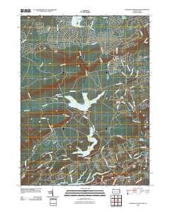 Pohopoco Mountain 2010 topographic map thumbnail