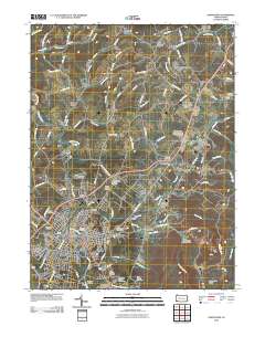 Uniontown 2010 topographic map thumbnail