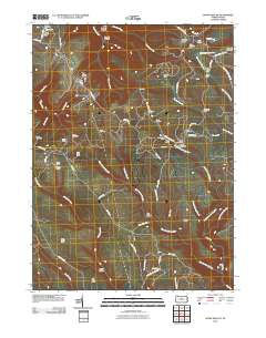 Snow Shoe NE 2010 topographic map thumbnail