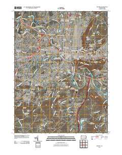 Reading 2010 topographic map thumbnail