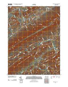 Spruce Hill 2010 topographic map thumbnail