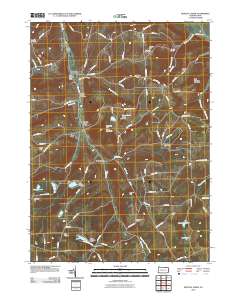 Bentley Creek 2010 topographic map thumbnail