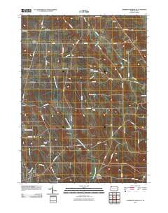 Cambridge Springs NE 2010 topographic map thumbnail