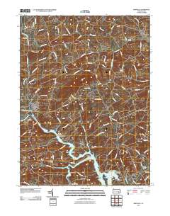 Bernville 2010 topographic map thumbnail