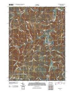 Burnside 2010 topographic map thumbnail