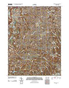 Bridgeville 2010 topographic map thumbnail