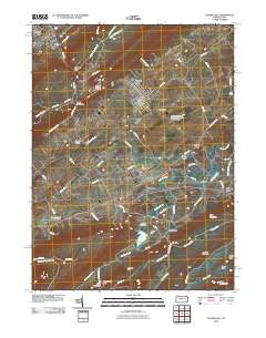 Centre Hall 2010 topographic map thumbnail