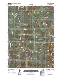 Beaver Center 2010 topographic map thumbnail