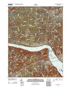 Columbia West 2010 topographic map thumbnail