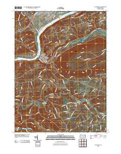 Catawissa 2010 topographic map thumbnail