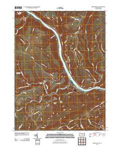 Farrandsville 2010 topographic map thumbnail
