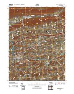 Fredericksburg 2010 topographic map thumbnail