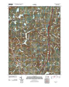 Dalton 2010 topographic map thumbnail