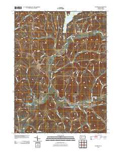 Elderton 2010 topographic map thumbnail