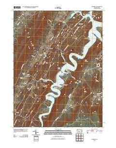 Entriken 2010 topographic map thumbnail