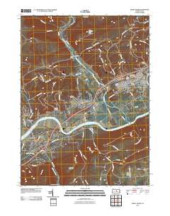 Jersey Shore 2010 topographic map thumbnail