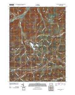 Crooked Creek 2010 topographic map thumbnail