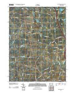 Harlansburg 2010 topographic map thumbnail
