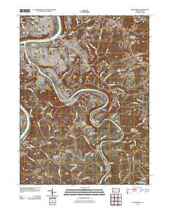 McKeesport 2010 topographic map thumbnail