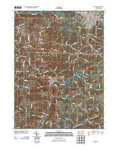 Du Bois 2010 topographic map thumbnail