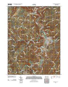 Meyersdale 2010 topographic map thumbnail
