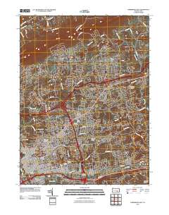 Harrisburg East 2010 topographic map thumbnail